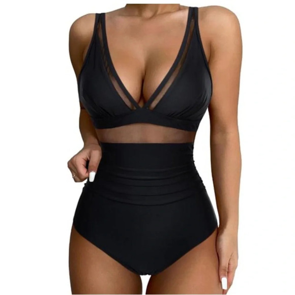 Suuksess Other - Suuksess women's size small black one piece tummy control swimsuit